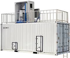 Containerized ice storage